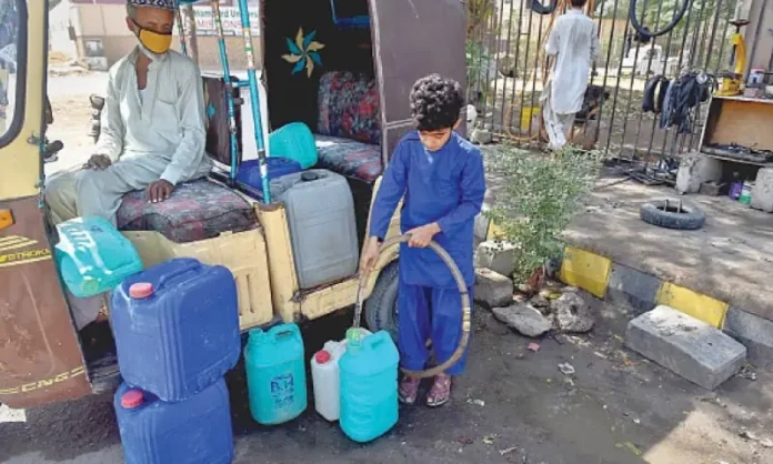Engineers work to restore power at Karachi's Dhabeji Pumping Station following a power breakdown that disrupted water supply to several areas.