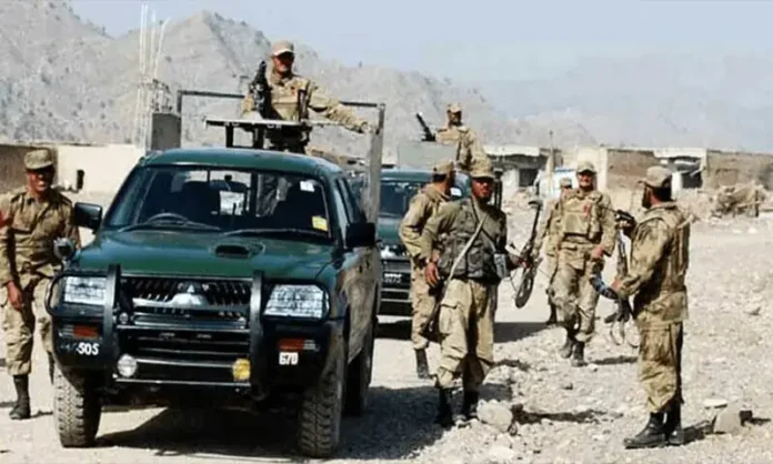 Terrorist Killed as Security Forces Foil Suicide Attack in Wana Pakistani security forces inspect the wreckage of an explosive-laden vehicle after foiling a suspected suicide attack in Wana, South Waziristan.