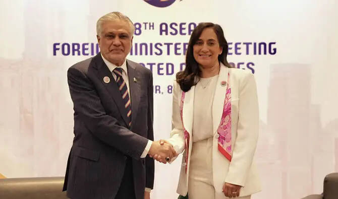 Canadian Foreign Minister Anita Anand during an official engagement ahead of her visit to Pakistan.