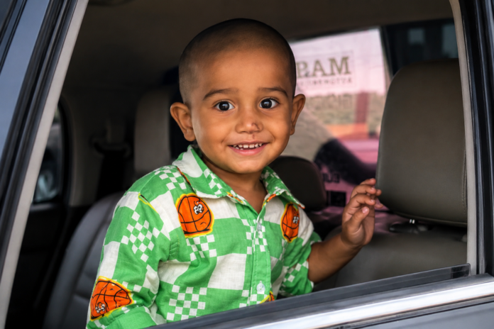 Missing child Azan reunited with his family after being found safe near Gharo.