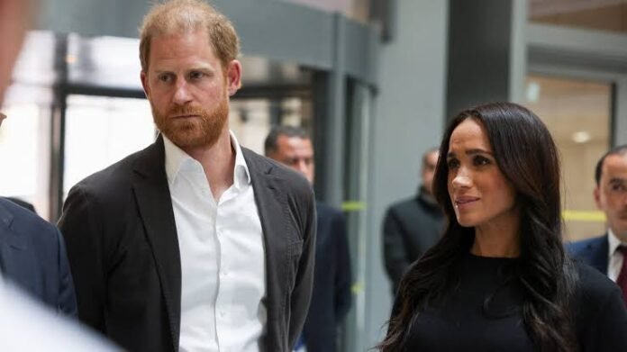 Prince Harry and Meghan Markle during a public appearance.