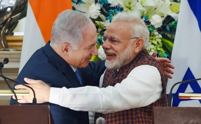 Military cargo containers and defence equipment symbolizing reports of continued Indian arms exports to Israel amid growing international scrutiny over the Gaza conflict.