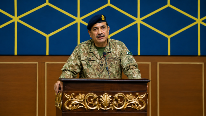 Chief of Defence Staff Field Marshal Syed Asim Munir during a meeting with senior Chinese officials, highlighting Pakistan-China strategic cooperation.