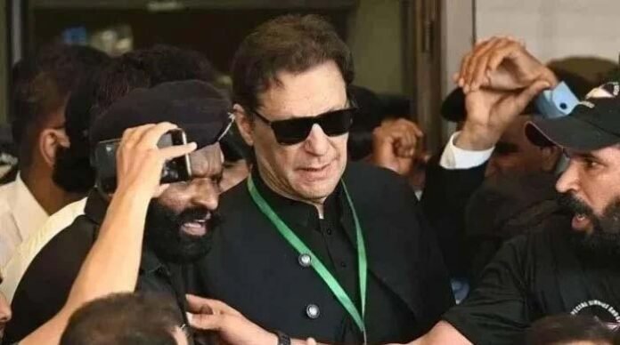 PTI founder Imran Khan during his imprisonment as questions arise over his hospital transfer and family access