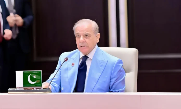PM Shehbaz Sharif Says Water Must Not Be Weaponised Prime Minister Shehbaz Sharif Addressing The SCO Summit In Bishkek And Calling For Water Not To Be Weaponised