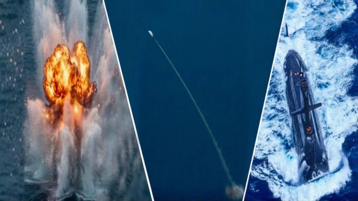 PNS/M HANGOR Conducts Maiden Live Weapon Firing Pakistan Navy submarine PNS/M HANGOR conducts maiden live weapon firing in the North Arabian Sea