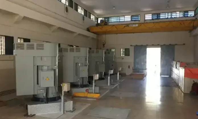 Dhabeji pumping station in Karachi where a power breakdown affected water supply pumps