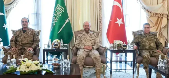 Field Marshal Asim Munir meets Saudi Defense Minister Prince Khalid bin Salman in Riyadh