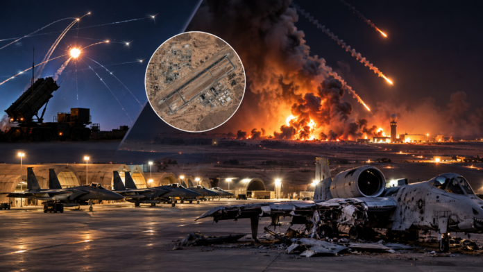 Iranian missile strike damages U.S. aircraft at Muwaffaq Salti Air Base in Jordan