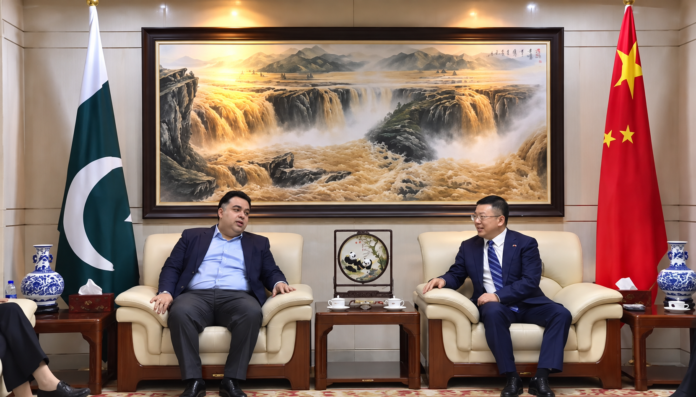 Pakistan-China Digital Cooperation Meeting In Karachi Pakistani and Chinese officials discuss digital cooperation during a meeting at the Chinese Consulate in Karachi
