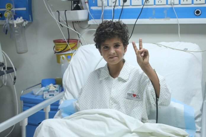 NICVD doctors perform complex surgery to remove a bullet from the heart of a 12-year-old boy from Balochistan
