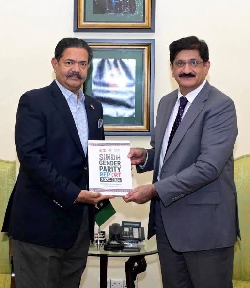 Sindh Chief Minister Murad Ali Shah reviews the Gender Parity Report 2024 highlighting gender equality and women’s participation in Sindh